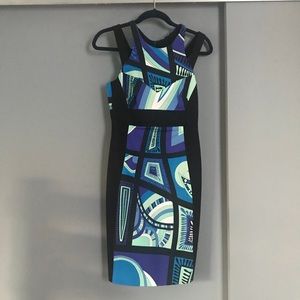 Emilio Pucci - Abstract Fitted Sleeveless Dress
